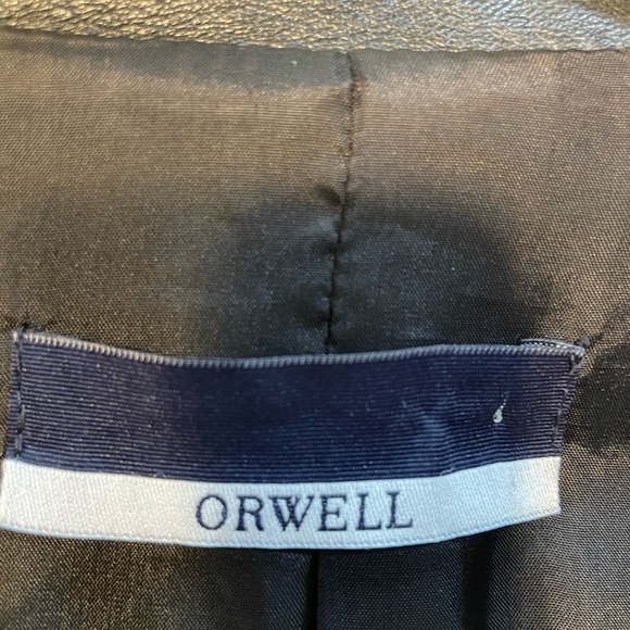 Orwell Leather Jacket. Swiss Origin. Size 38 - Picture 3 of 5